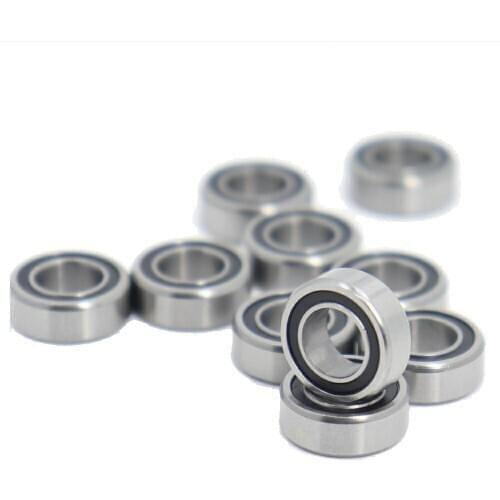MR115RS Bearing 10PCS 5x11x4 mm ABEC-7 Hobby Electric RC Car Truck MR115 RS 2RS Ball Bearings MR115-2RS Black Sealed