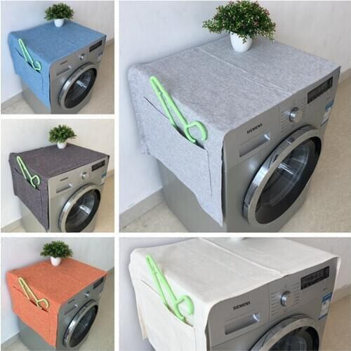 11Color Washing machine cover Fridge Dust cover Waterproof Single double door Refrigerator organizer Household kitchen utensils