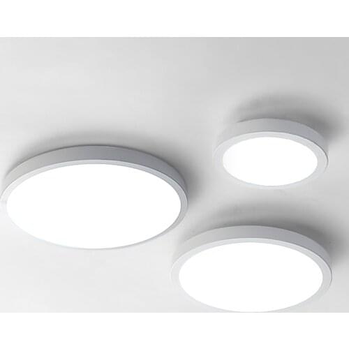 Simple White New Modern LED Ceiling Lights For Aisle Corridor Balcony Living Study Room Bedroom Hall Lamps Home Indoor Lighting