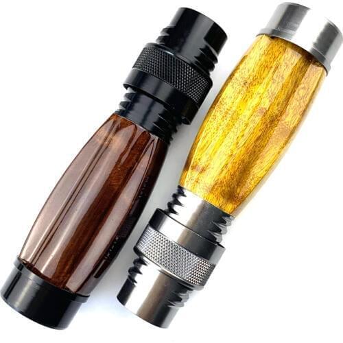 NooNRoo Burl wood & Compressed wood reel seat fishing rod reel seat Fishing Rod building DIY fishing rod Repair reel sea Heavy