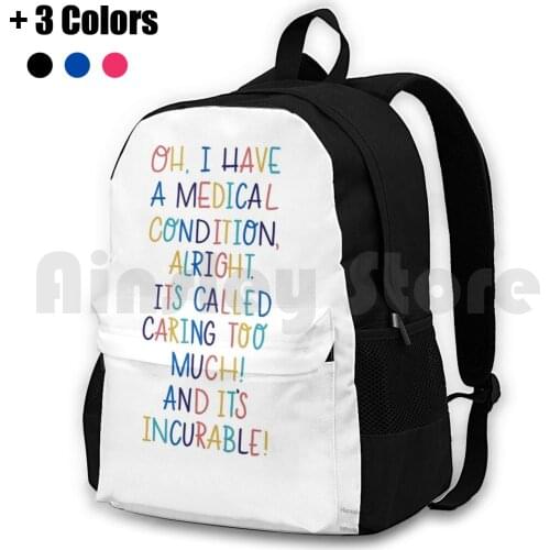 Crazy Craig Outdoor Hiking Backpack Waterproof Camping Travel Parks And Recreation Parks And Rec Leslie Knope Ron Swanson Tom