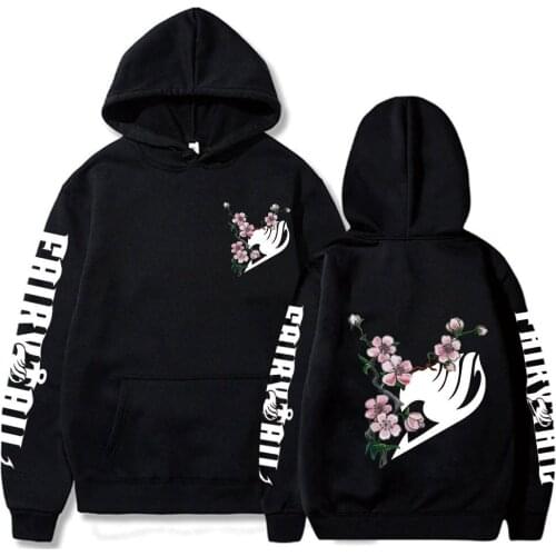 Funny Fairy Tail Hoodies Men Women Long Sleeve Sweatshirt Hip Hop Tops Clothes