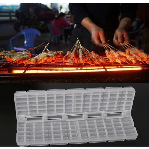 BBQ Barbecue Meat Skewer Machine Roast String Device Portable Kebab Maker Tool