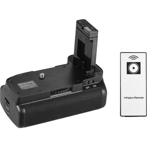 Vertical Battery Grip Holder for Nikon D5100 D5200 DSLR Camera EN-EL 14 Battery Powered with IR Remote Control Vertical Grip