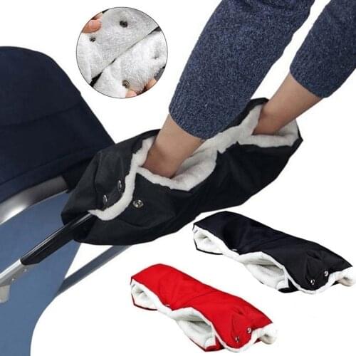 Hot Selling 1pcs Winter Mittens Pram Pushchair Warm Gloves Hand Muff Waterproof Stroller Glove Windproof Glove LBV