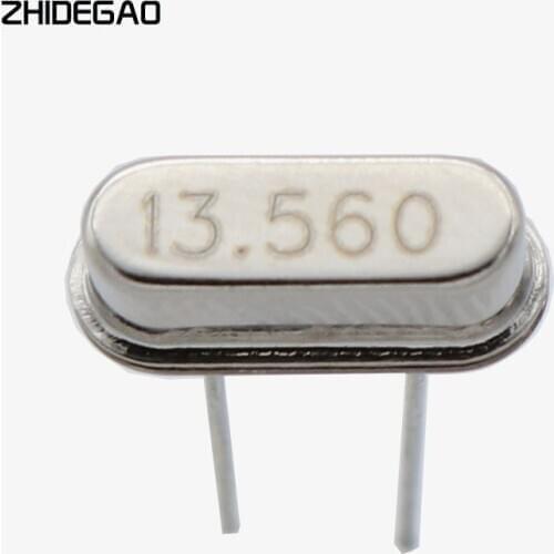 10pcs 13.560M 13.560MHZ 13.560MHz 13.560 MHZ Quartz Crystal Resonator Passive Oscillator HC 49S New ZHIDEGAO