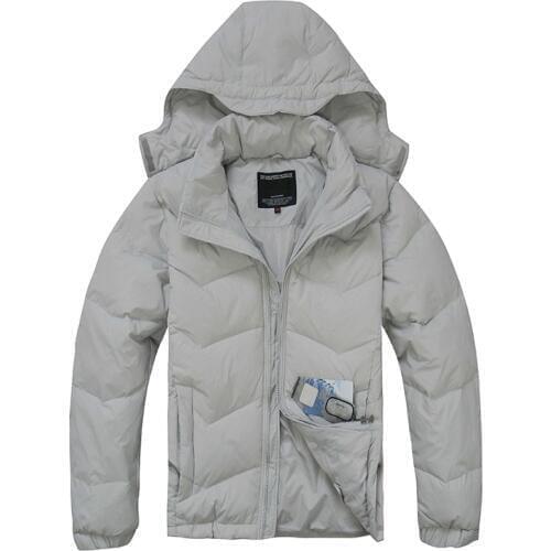 2020 Hot Sale Men Down Jacket Winter Thick Warm Down Coat Waterproof Down Jackets Detachable Hood Winter Jackets Russian Size