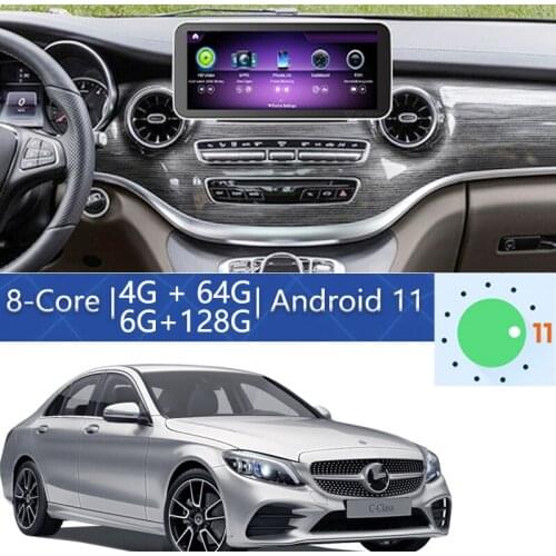 For Mercedes Benz C/GLC/V/X Class W447 2016~2020 NTG 12.3 1920*720 Screen Android 11 Car Multimedia GPS Audio Radio