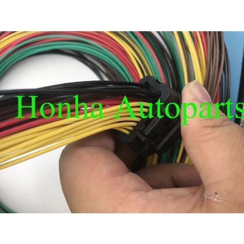 Free shipping 26 Pin/Way ECU Auto Computer Connector Oil Gas Electrical Plug With Cable Wire Pigtail For Tyco AMP 3-14372