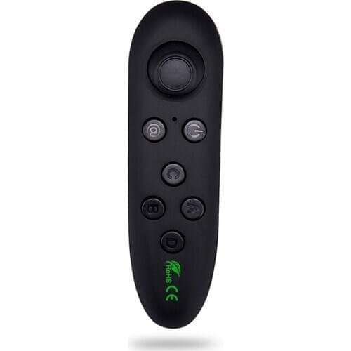 Wireless Bluetooth Remote Control Vr Controller For Android Ios Game 3D Virtual Reality Glasses Gamepad Joystick Black
