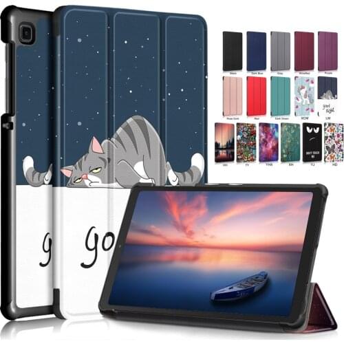Tablet Folio Leather Flip Case for Samsung Galaxy A7 Lite 2021 Book Cover SM-T220 T225 Coque Samsung A7 Lite 7A A 7 8.7'' Funda