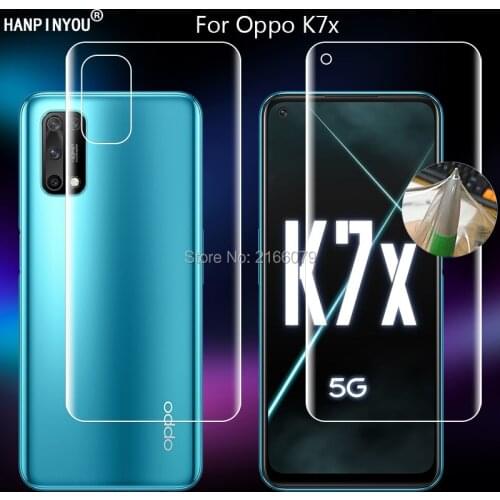For Oppo K7x K7 x 6.5" Clear TPU / Matte Anti-Fingerprints Hydrogel Full Cover Soft Screen Protector Film (Not Glass)
