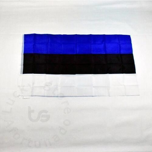 Estonia 90*150cm flag Banner Hanging Estonia National flag for meet,Parade,party.Hanging,decoration
