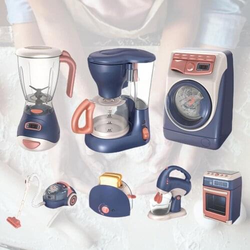 Play House Toys Mini Home Appliances Simulation Pretend Play Plastic Role-playing Home Appliances Toys for Interactive Play