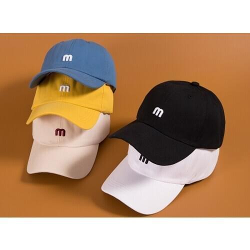 Hat women New leaves embroidery baseball cap Korean Japanese art small fresh peaked cap female student couple hat men snapback