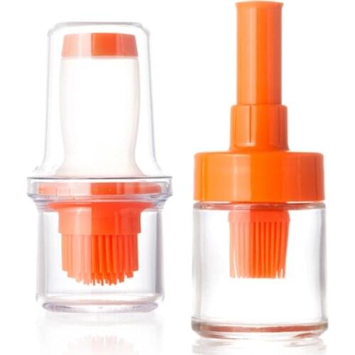 1PC Kitchen Brush Heated Brushes Pastry Brush Food Grade Silicone Baking Tools BBQ Tool Heat Oil Pastry Brush Kitchen Tool