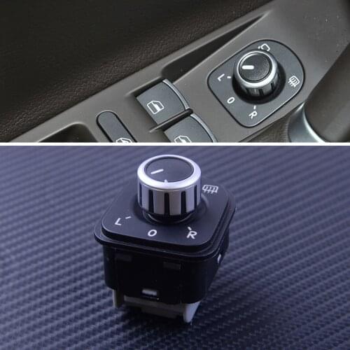 BelerElectric Power Side Mirror Switch Control Buttons 1K0959565 1K0959565H Fit for VW Golf MK5 MK6 / Passat B6 / Tiguan / Eos