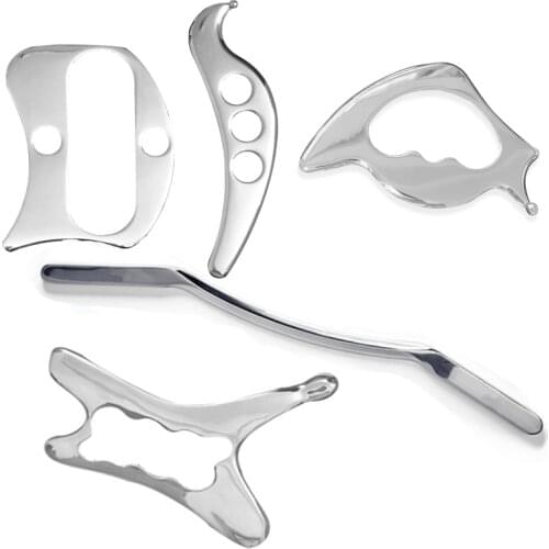 GuaSha Muscle Massage Relaxing Tool 304 Stainless Steel Material Physical Therapy Tissue Probing Fascia Treatment Scraping Board