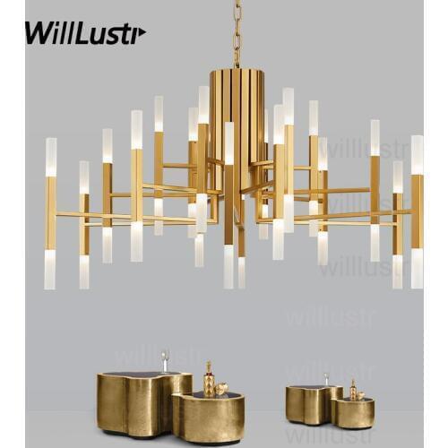 Metal pendant lamp LED Chandelier modern design Light suspension lighting nordic chain hanging lighting fixture hotel hall bar