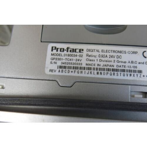 Touch screen gp2301-tc41-24v , 90% appearance new ; 3 months warranty ; in stock, please inquiry before ordering