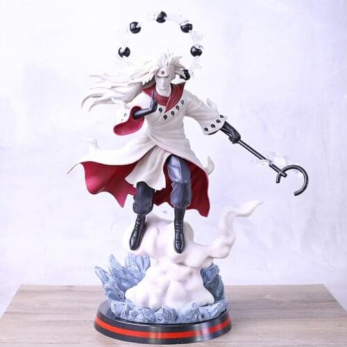 Shippuden Kyoumei Uchiha Madara Ten-Tails Jinchuriki PVC Figure Model Toy Collection Statue