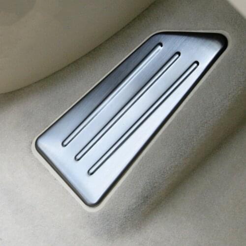 SBTMY Car styling Stainless steel Car rest pedal cover trim Sticker For Toyota Corolla E210 2019 2020 Accessories