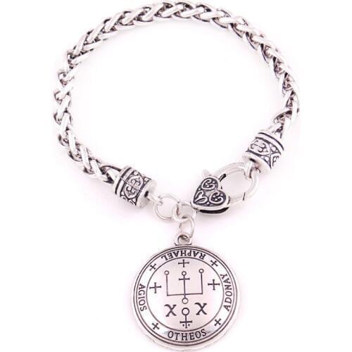 Unisex Bangle Bracelet Great God Archangel RAPHAEL Angelic Religions Talisman Amulet Protect Owner Provide Dropshipping