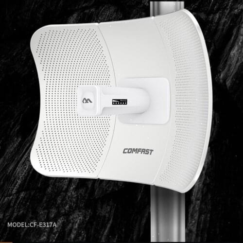 2PCS 11KM Long range outdoor Wifi CPE Wireless bridge AR9344 chip 5.8G 300Mbps 1000mW WiFi Repeater Extender AP 24dBi antennas