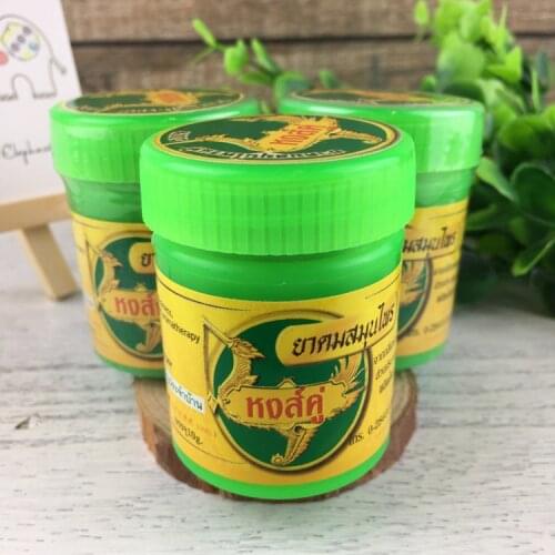 12 x 20G 12pcs - 1 pcs BOTTLE Hong Thai Traditional Thai Herbal Inhalant Inhaler, Nose flow carsick refreshing Essences