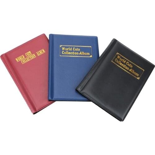 XINCHEN 120 Pockets Coins Collection Album Book Mini Penny Coin Storage Bag Collecting Money Organizer For Collector