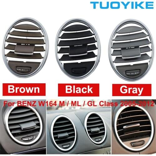 Car Front Left Right Console Central Dashboard AC Vent Grille Panel Cover Trim For Mercedes BENZ W164 M ML GL Class 2005-2012