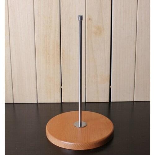 Red wine decanter stand wood base home decoration