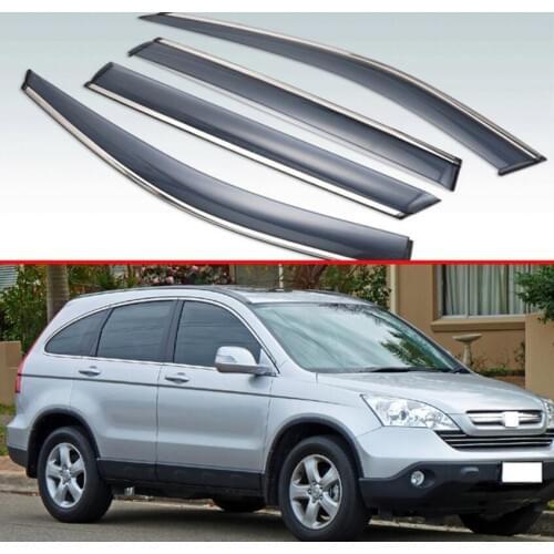 For Honda CRV CR-V 2007 2008 2009 2010 2011 Plastic Exterior Visor Vent Shades Window Sun Rain Guard Deflector