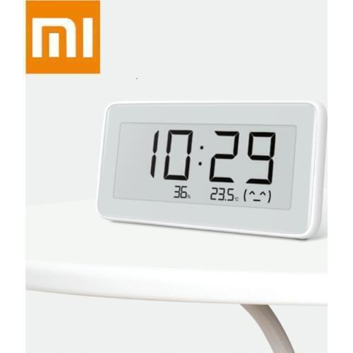 On stock Xiaomi Mijia Electronic Thermo-hygrometer Pro BT4.0 Wireless Smart Electric clock Indoor&Outdoor LCD Hygrometer Thermom