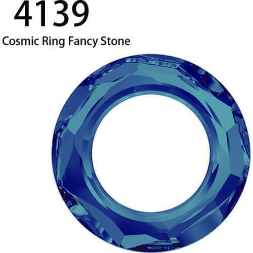 1 piece) 100% Original crystal from Swarovski 4139 Cosmic Ring made in Austria loose beads Rhinestone for DIY jewelry making