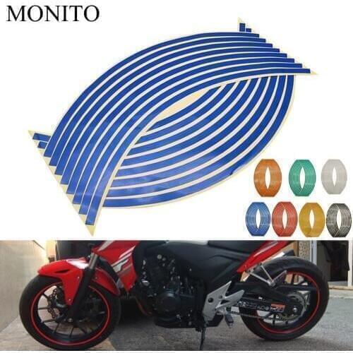 Motorcycle Wheel Sticker Reflective Decals Rim Tape Strip For GAS GAS EC 2T 4T FSE/FSR RR/RS HUSQVARNA TC125 TE125 Accessories