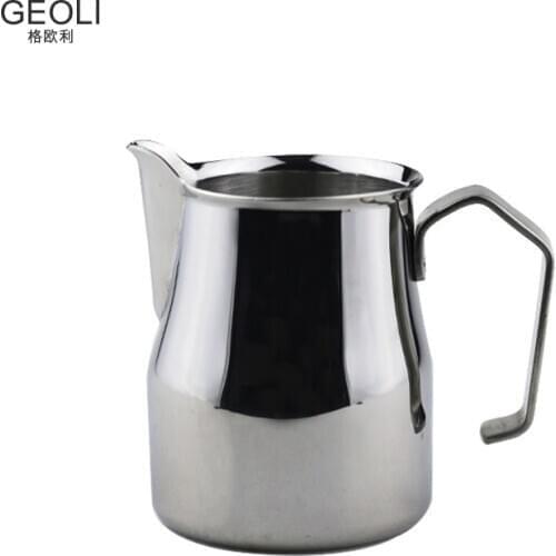 Stainless Steel Coffee Pitcher Colorful Milk Frothing Pitcher Espresso Coffee Pitcher Coffee Art Cream Frothing Jug