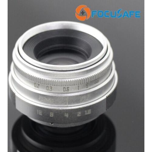 Focusafe 25mm C Mount Mirrorless Camera Lens APS-C Camera Lens for Mirrorless Camera