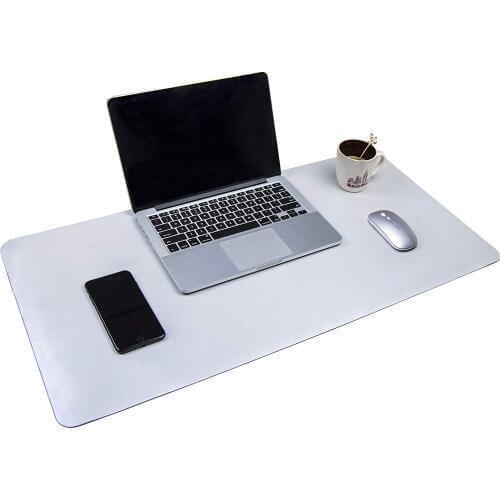 Multifunctional Office Desk Pad, 31.5" x 15.7" YSAGi Ultra Thin Waterproof PU Leather Mouse Pad, Dual Use Desk Writing Mat
