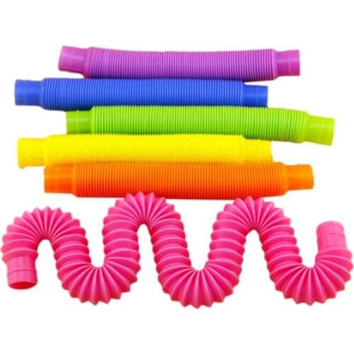 2021 New Plastic Stretch Tube Decompression Sensory Toy