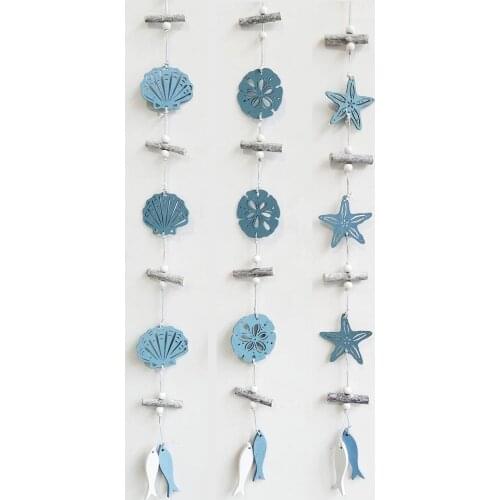 Hanging Ornament Eco-friendly Eye-catching Wood Decorated Hanging Pendant Supplies for Home Newborn Baby Bed Hanging Decorations