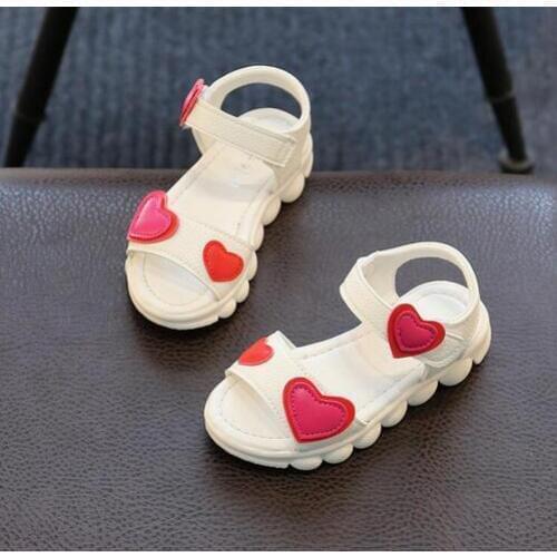 Girls sandals childrens sandals 2019 summer baby beach childrens pu leather princess party dress shoes childrens casual shoes