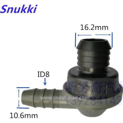 ID8 elbow 90 degree one-way valve non-return valve one way valve air pump vacuum check valve for BMW 2pcs a lot