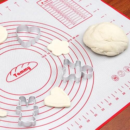 Silicone Baking Mat Scale Rolling Dough Pad Kneading Dough Mat Non Stick Pastry Oven Liner Bakeware 60*40/40*30cm