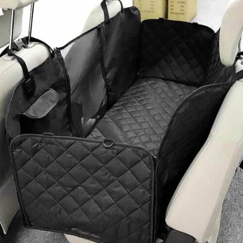 Pet Dog Car Seat Cover Dog Carriers With Mesh Waterproof Dog Back Seat Cover Folding Hammock Travel Protect Safe