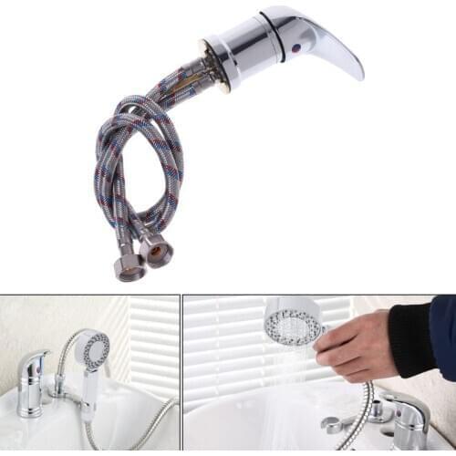 50cm Zinc Alloy Hot & Cold Water Faucet Wash Hair Tap Mixing Valve Beauty Salon Bed Accessories Drop Ship