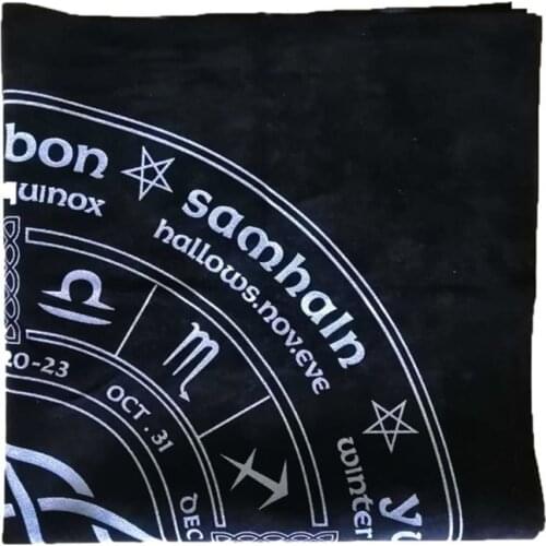 Constellation Tarot Tablecloth Witch Divination Altar Cloth Board Game Card Pad XXUF