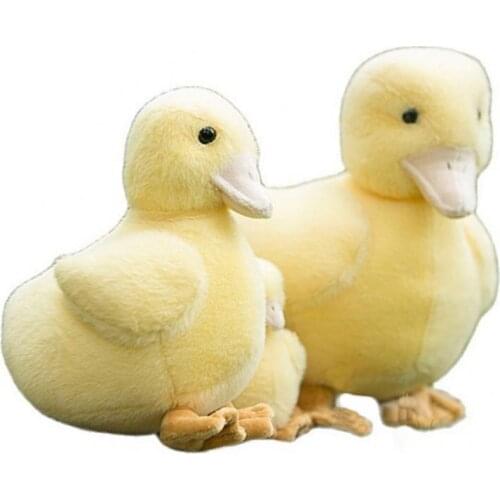 Super Cute Simulation Duck Plushie Doll toys Stuffed Small Yellow Duck Family PLush toys for Kids School props Classroom Decor