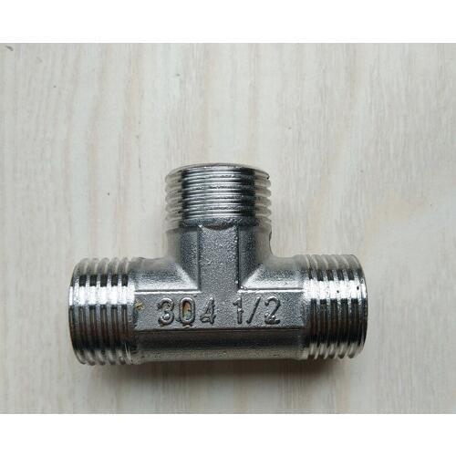 201 stainless steel wire tee connector 4 points 6 points 1 inch boutique