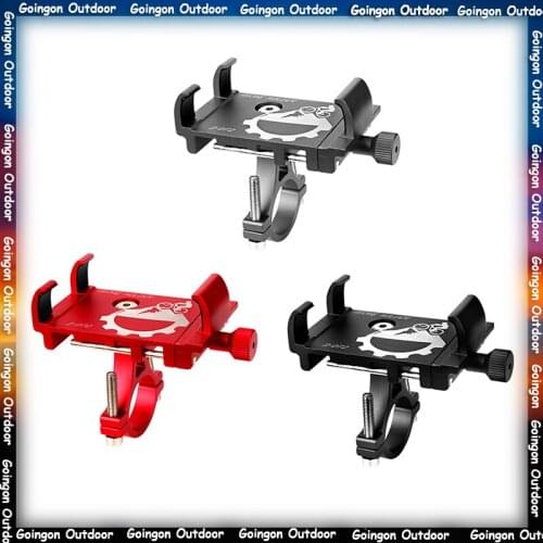 Universal Mobile Phone Holder Aluminum Alloy Mobile Phone Holder Bicycle Accessories Protect Phone Stand Support For Moto Bike